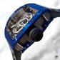 Richard Mille RM52-01 Blue Carbon TPT Tourbillon Skull Limited Edition - ART Luxury_Japan