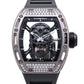 Richard Mille RM052 WG Diamond Tourbillon Black Skull - ART Luxury_Japan
