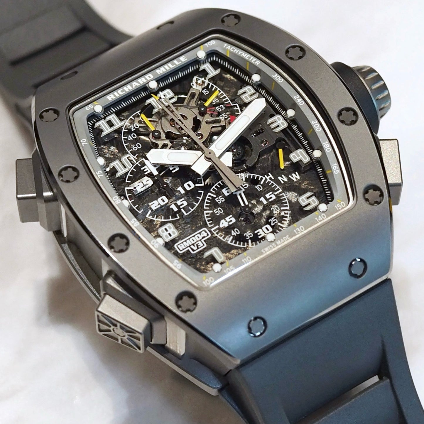 Richard Mille RM004 V3 Titanium Carbide Split-Second Flyback Chronograph - ART Luxury_Japan