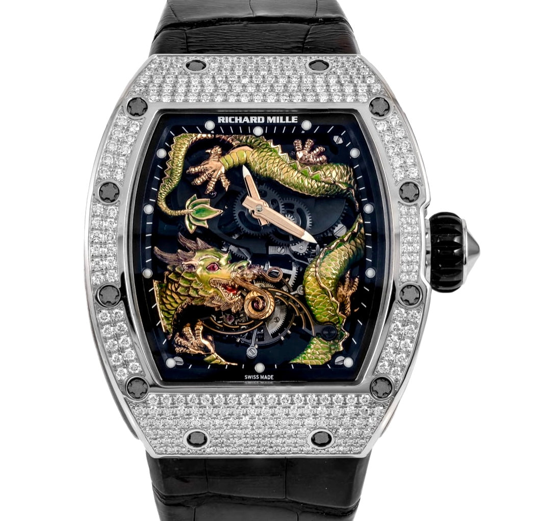 Richard Mille RM057 Tourbillon Green Dragon Piece Unique - ART Luxury_Japan