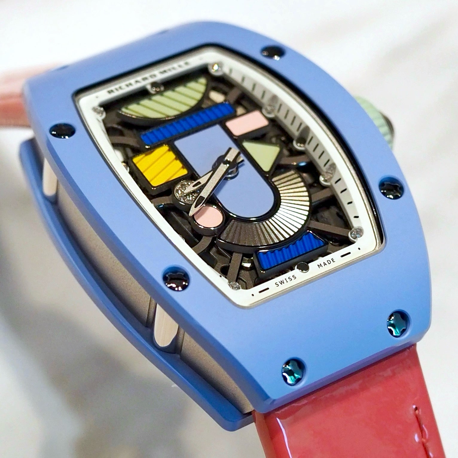 Richard Mille RM07-01 Automatic Winding Coloured Powder Blue Ceramics - ART Luxury_Japan