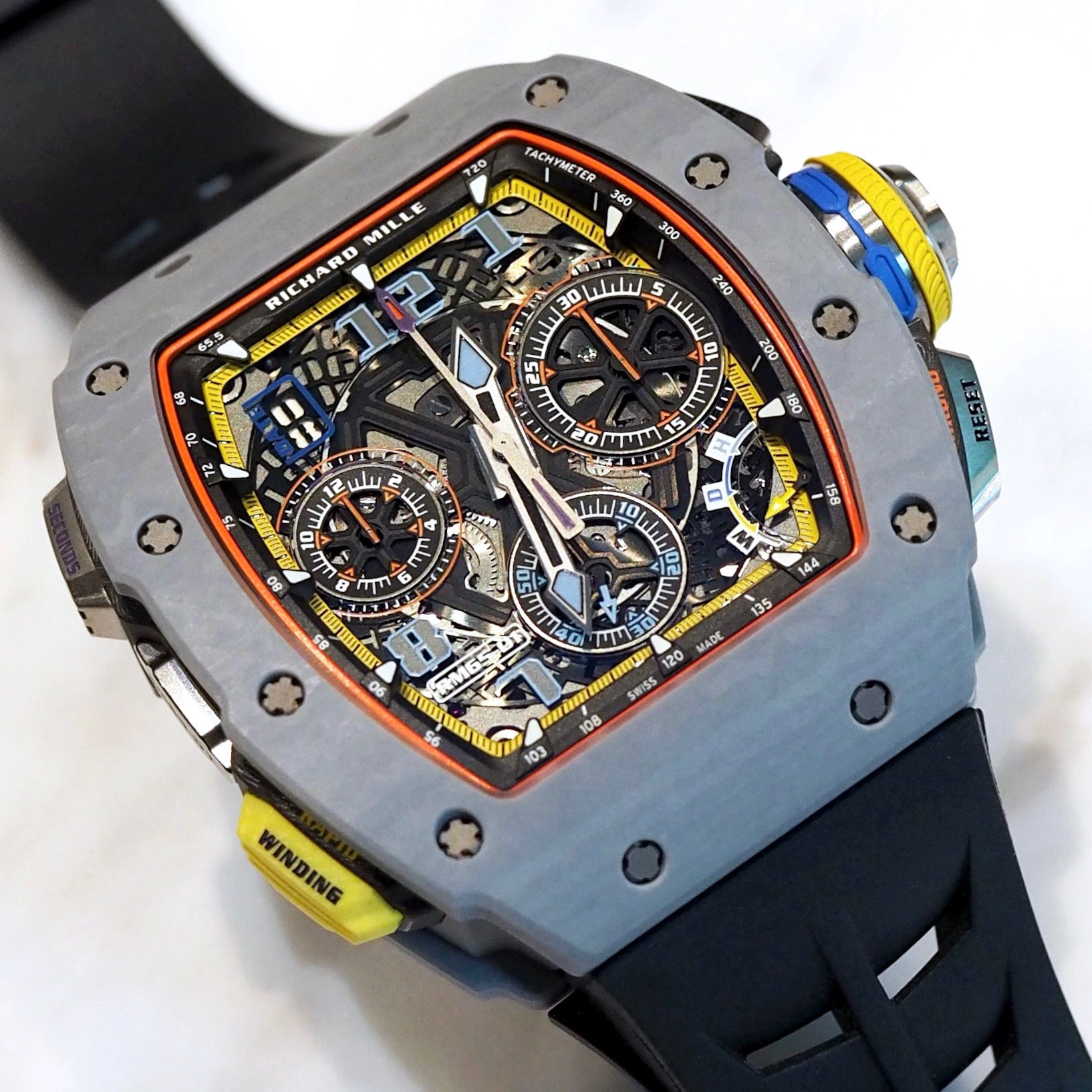 Richard Mille RM65-01 Automatic Winding Split-seconds Chronograph Grey TPT - ART Luxury_Japan