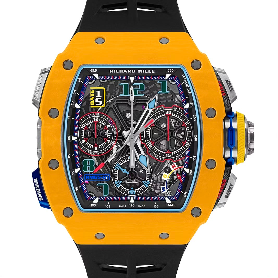 Richard Mille RM65-01 Automatic Winding Split-seconds Chronograph Orange TPT - ART Luxury_Japan