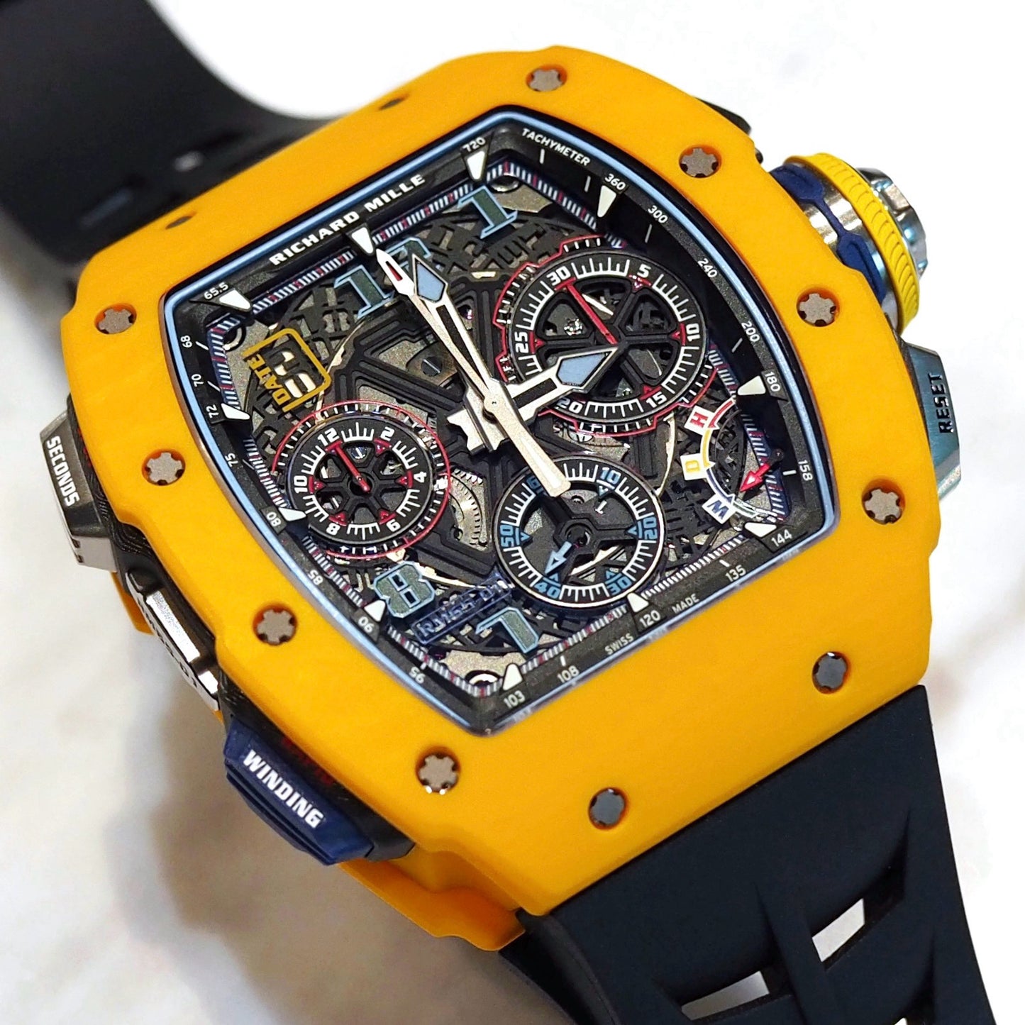 Richard Mille RM65-01 Automatic Winding Split-seconds Chronograph Orange TPT - ART Luxury_Japan