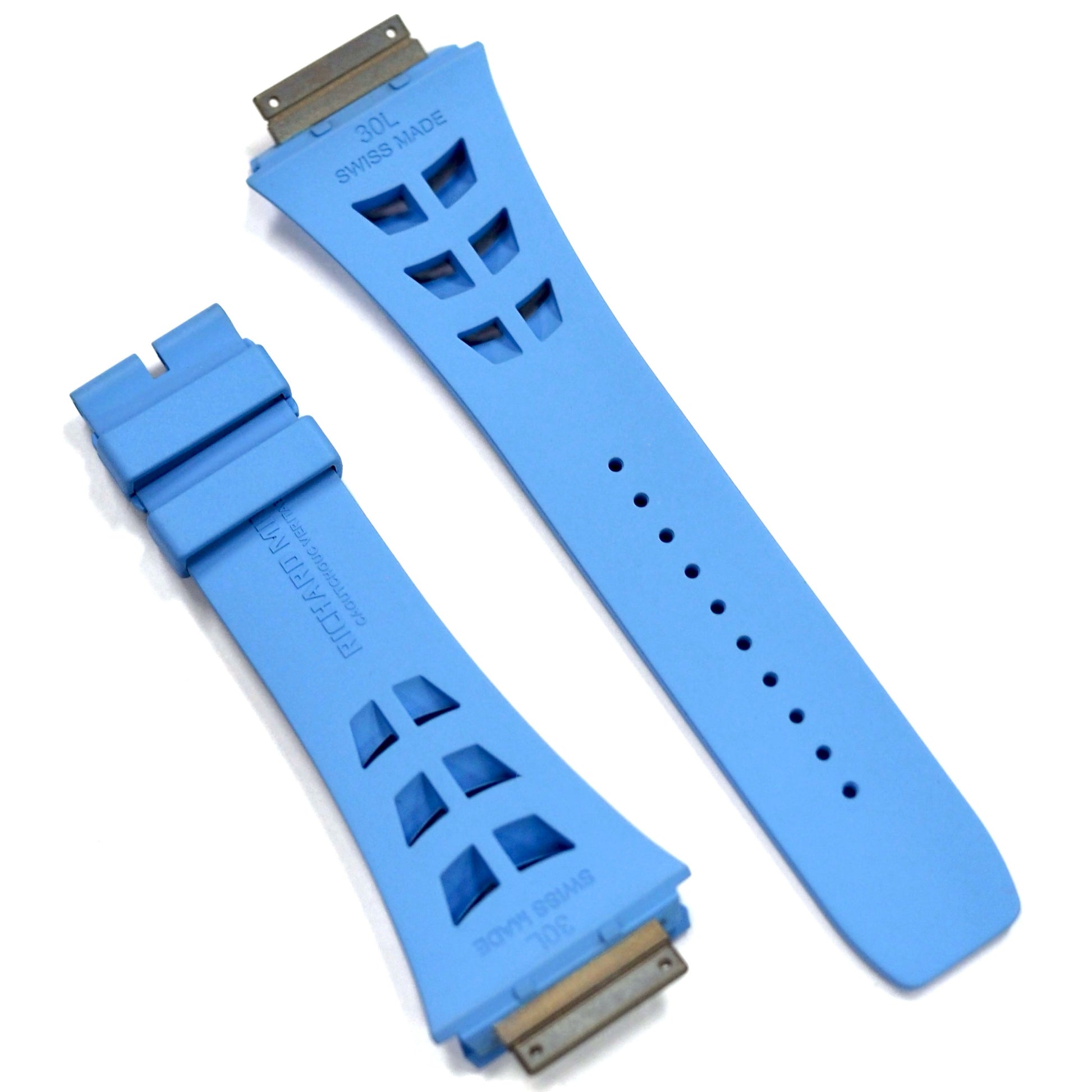 Richard Mille RM30 RUBBER STRAP LIGHT BLUE L SIZE - ART Luxury_Japan