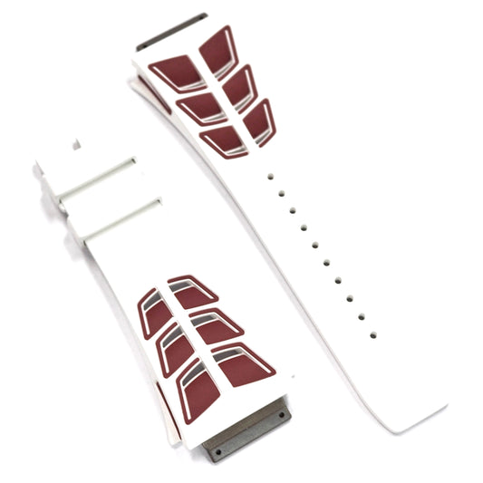 Richard Mille RM30 RUBBER STRAP WHITE / RED M SIZE - ART Luxury_Japan